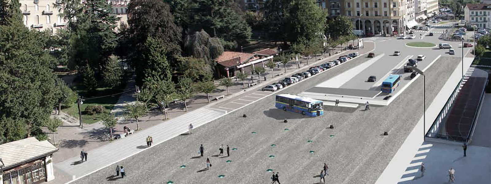 Biella: attraversamento pedonale